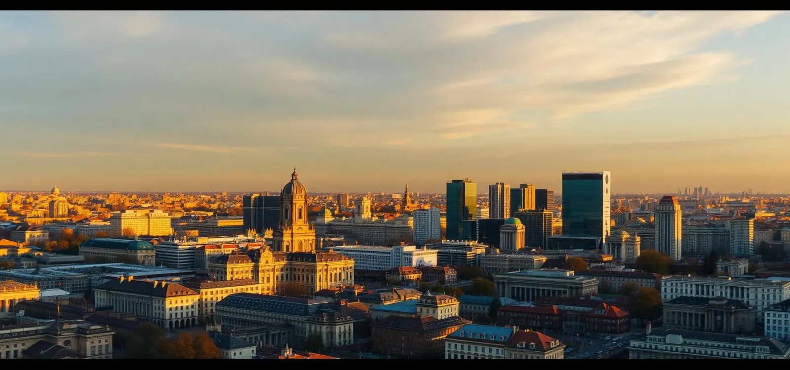 Bucharest skyline