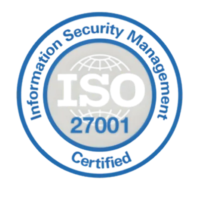 ISO 27001 Information Security Management Certified