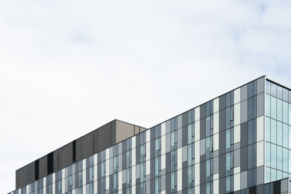 Office building facade, representing Intra-Corporate Transfer permits for multinational employers moving staff into Bulgaria