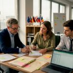 HR team reviewing EU social security forms